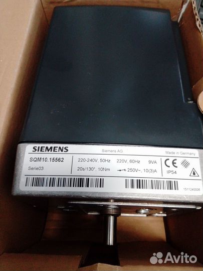 Сервопривод Siemens SQM10.15562