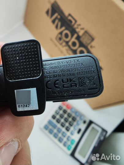 Boya BY-V2 петличный беспроводной микрофон