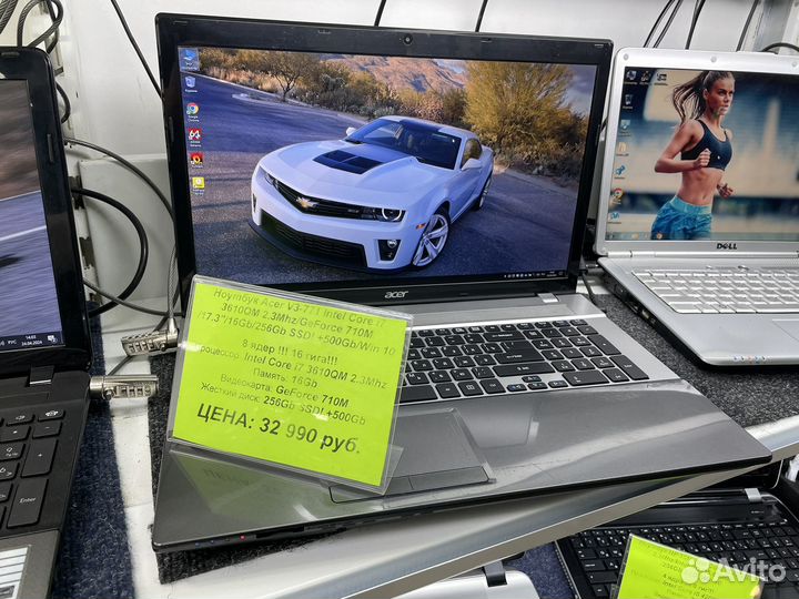 Продам фирменный ноутбук Acer Core i7 V3-771