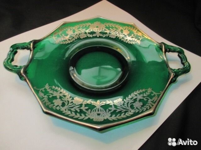 Подносы стекло разной формы