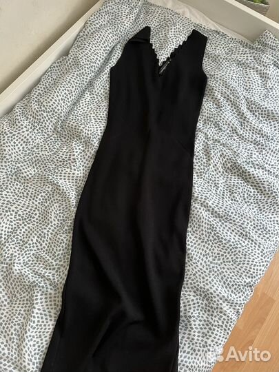 Платье в рубчик xs