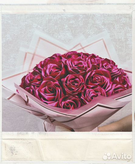 Розы из атласных лент