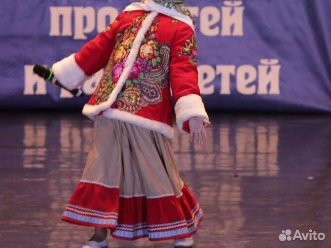 Костюм народный с шубой