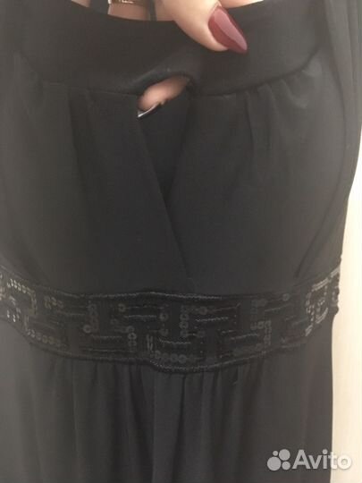 Платье чёрное 44 размер