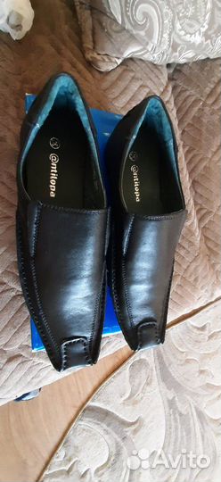 Новые кожаные туфли Антилопа