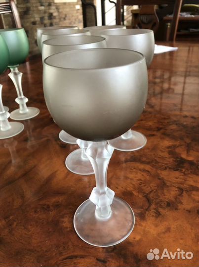 Фужеры из матового стекла Гусь-Хрустальный