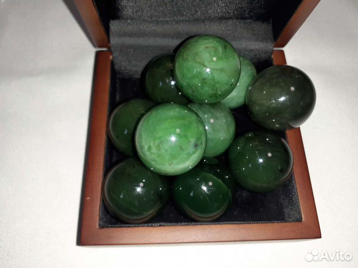 Шар нефрит. 30 мм