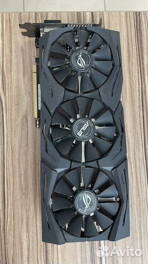 Видеокарта GeForce GTX 1070TI asus ROG strix 8GB