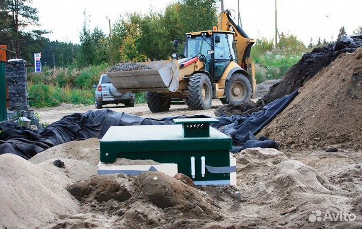 Установка септика под ключ