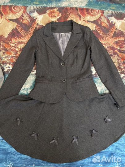 Школьная форма для девочки серая 152