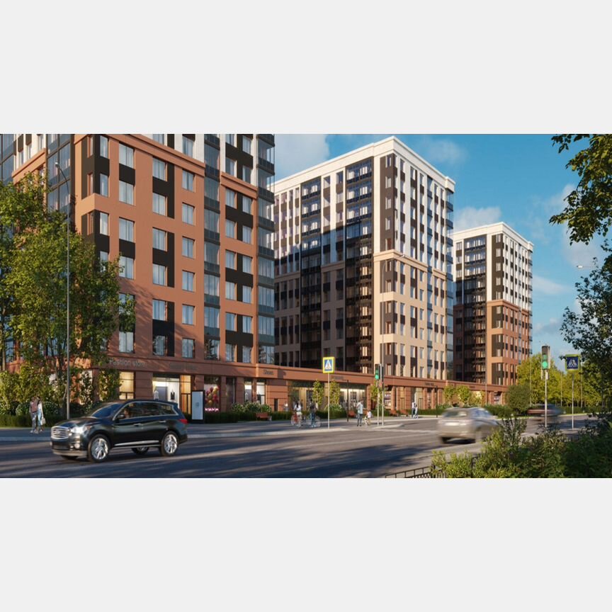 1-к. квартира, 36,8 м², 2/12 эт.