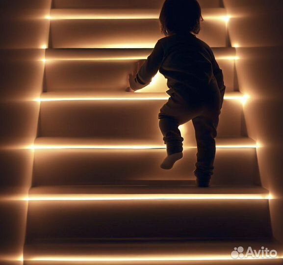 Подсветка лестницы с датчиком движения