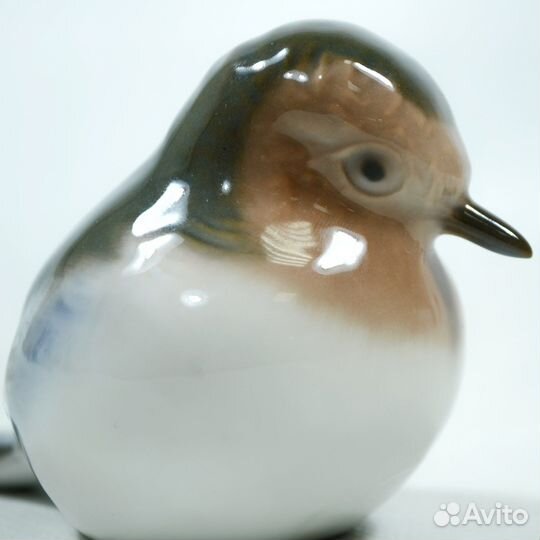 Bing Grondahl статуэтка птица снегирь зарянка