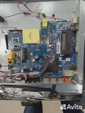 Mainboard платы сняты с битых телевизоров