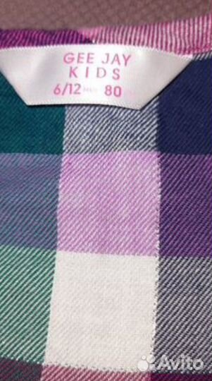 Рубашка для девочки. Размер 80