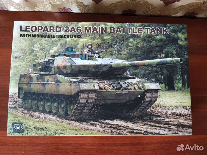 Сборная модель танка Leopard 2A6 1:35 от RFM