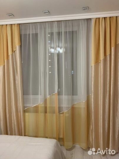 Комплект шторы и тюль