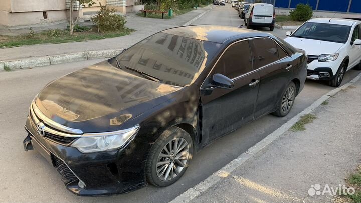 Toyota Camry 2.5 AT, 2016, битый, 215 000 км