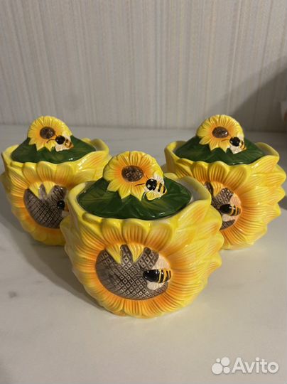 Набор керамической посуды «Подсолнухи»