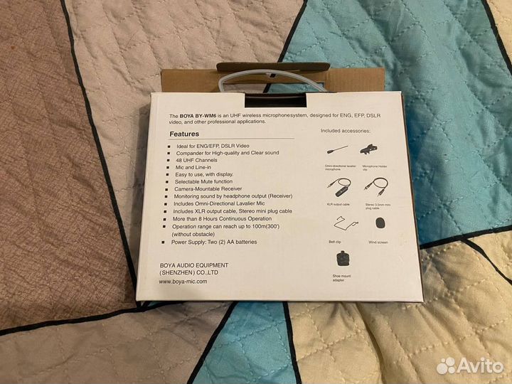 Радиосистема boya by-wm6