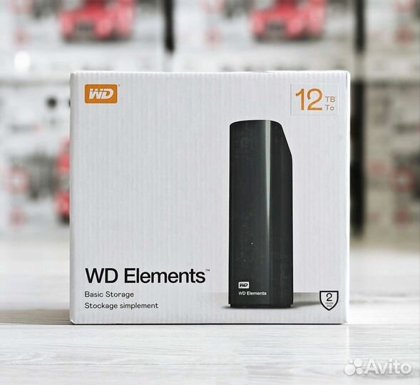Внешний HDD WD Elements Desktop, USB 3.0 12Tb