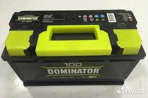 Аккумулятор Dominator 100a/ч