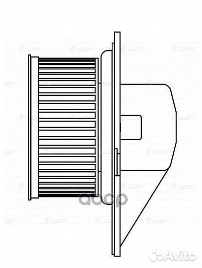 Э/вентилятор отоп. LFH1803 luzar