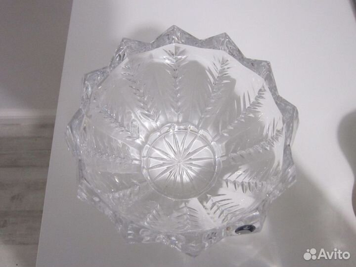 Ваза хрустальная дятьковский хрусталь