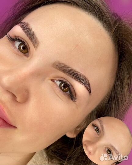 Ламинирование бровей /окрашивание бровей