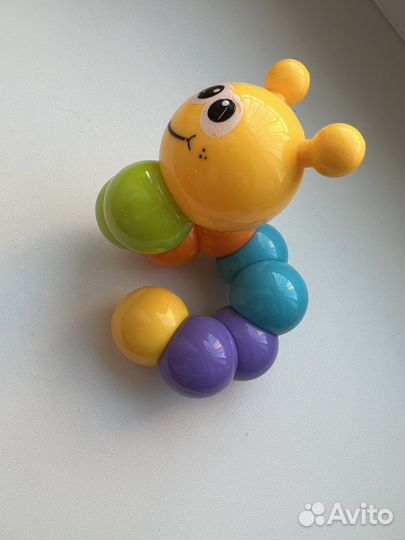 Развивающая игрушка гусеница доя малышей