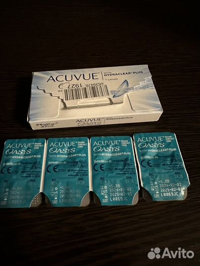 Контактные линзы -6.00 acuvue