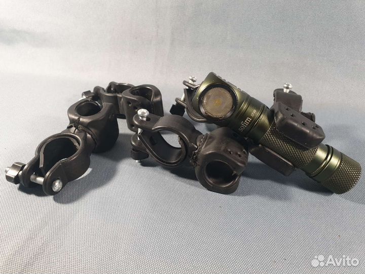 Крепление для фонаря на руль поворотное