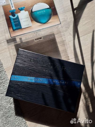 Мужской подарочный набор Bvlgari Aqva pour новый