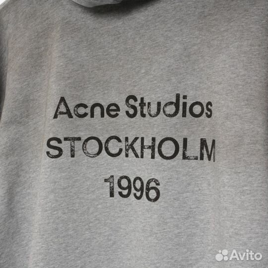 Acne studios stockholm 1996 худи серое