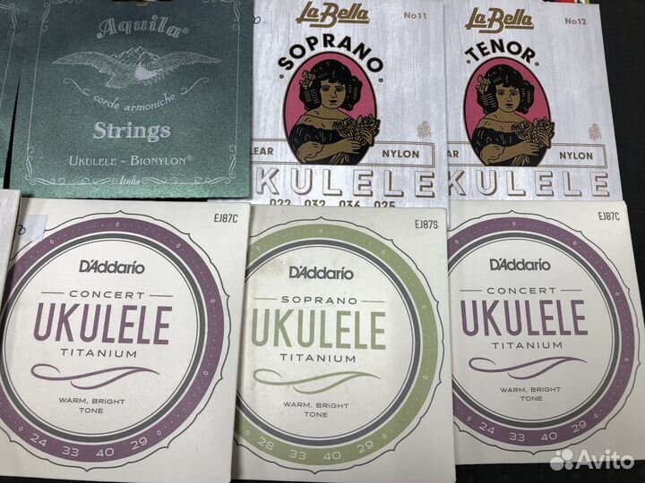 Струны для укулеле (на выбор)