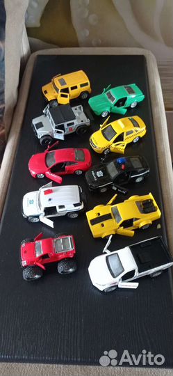 Детские машинки игрушки металлические