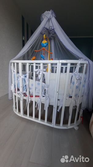 Круглая кровать-трансформер 7 в 1