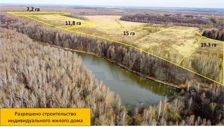 Участок 11,78 га (СНТ, ДНП)