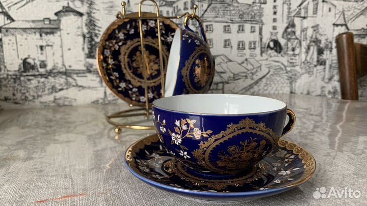 Чайный сервиз на 2 персоны Royal porcelain