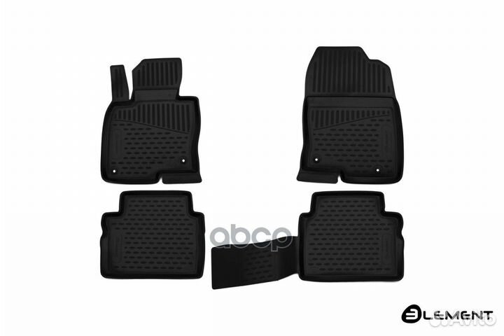 Коврики в салон mazda CX-5, 2017, 4 шт. (полиу