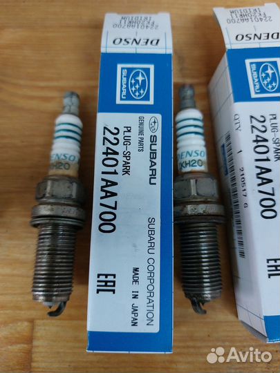 Комплект свечей зажигания б/у Denso IKH20 Subaru