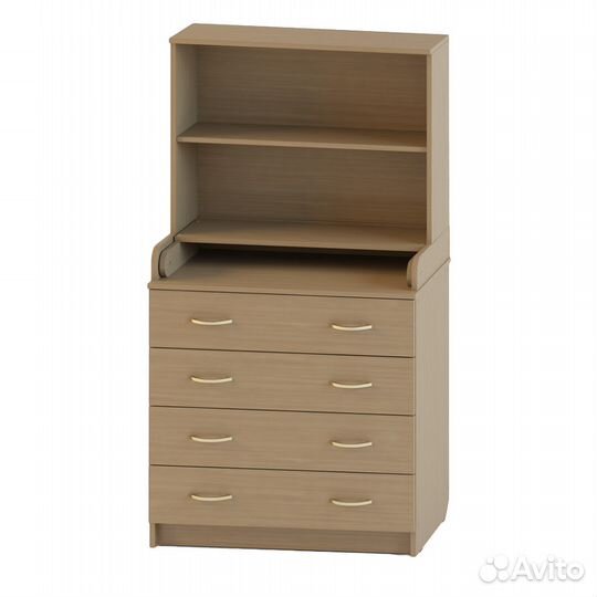 Атон Комод раскладной с полкой кр 80/4 лдсп