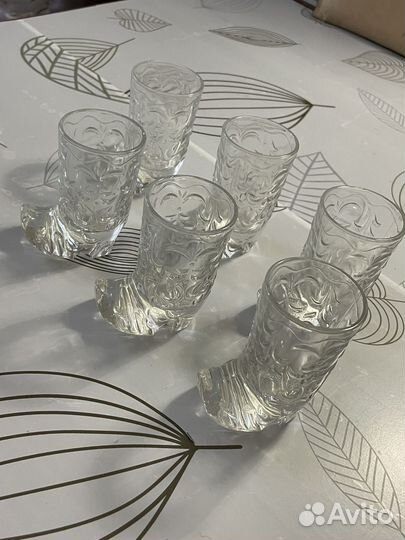 Стеклянные стопки