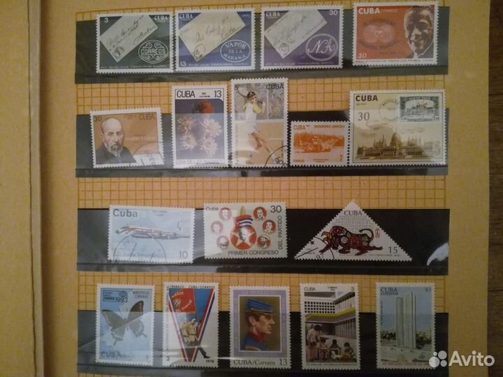 Марки Куба, СССР, Болгария, Монголия, Польша, гдр