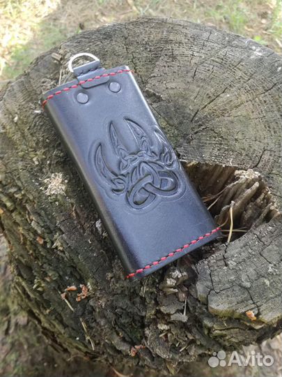 Вечная ключница из кожи. Ручная работа