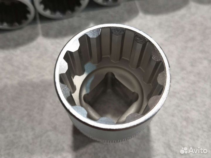 Набор торцевых головок 1/2, Spline, 10шт., Stels