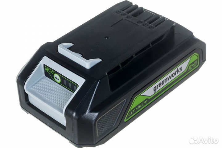 Аккумулятор GreenWorks G24B2, 24 V, 2 Ah, 2926707