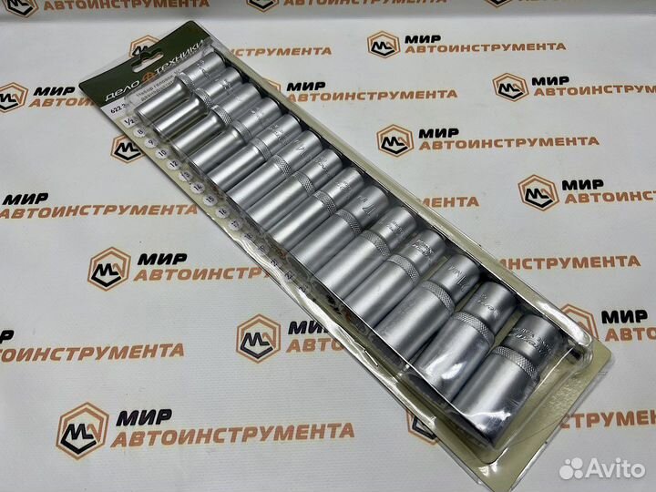 Набор головок 12-гр удлинённых 1/2