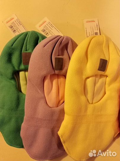 Шапка шлем Зима новая детская