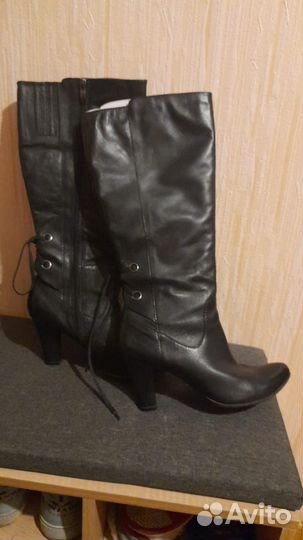 Сапоги женские натуральная кожа